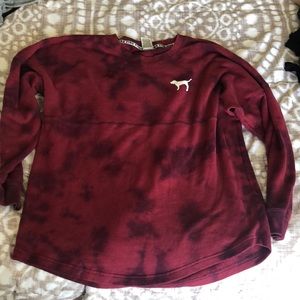 Victoria’s Secret pink tidye maroon